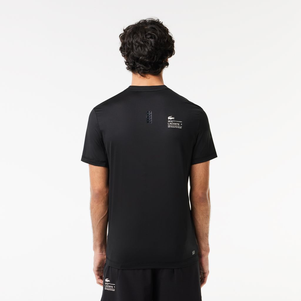 Áo Thun Thể Thao Lacoste Nam Ôm Dáng Chất Liệu Jersey Co Giãn