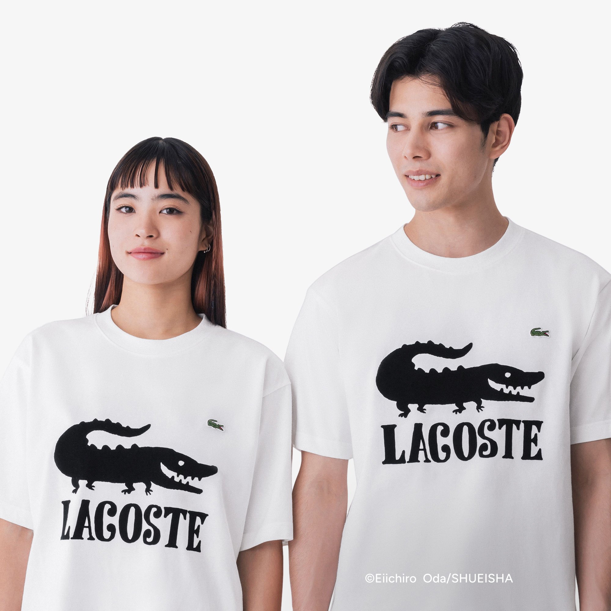 Áo Thun Lacoste Nam Lacoste x ONE PIECE Họa Tiết Logo Cá Sấu In