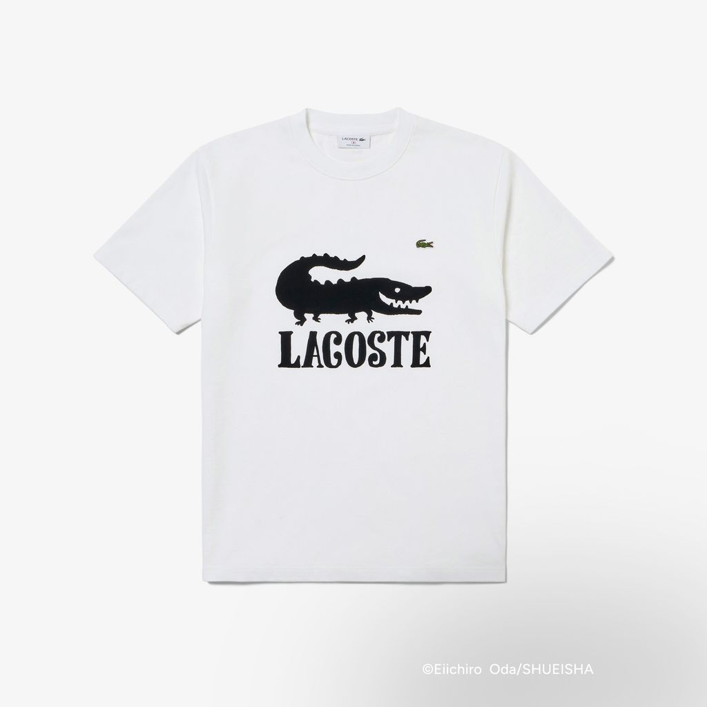 Áo Thun Lacoste Nam Lacoste x ONE PIECE Họa Tiết Logo Cá Sấu In