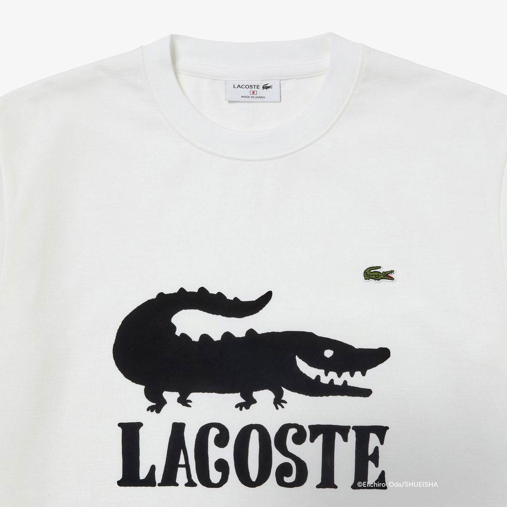 Áo Thun Lacoste Nam Lacoste x ONE PIECE Họa Tiết Logo Cá Sấu In