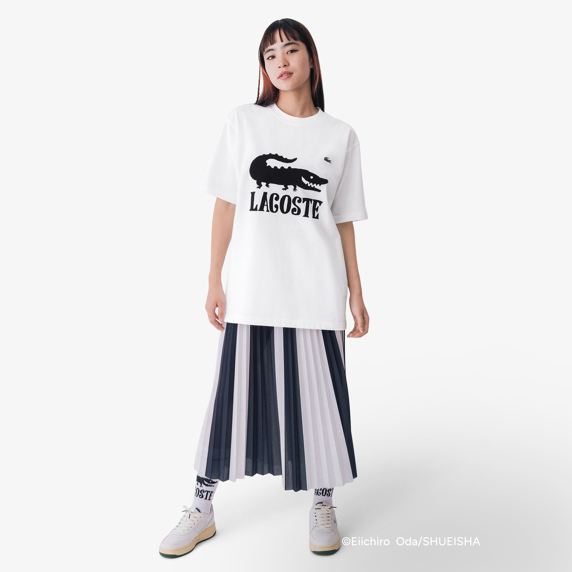 Áo Thun Lacoste Nam Lacoste x ONE PIECE Họa Tiết Logo Cá Sấu In
