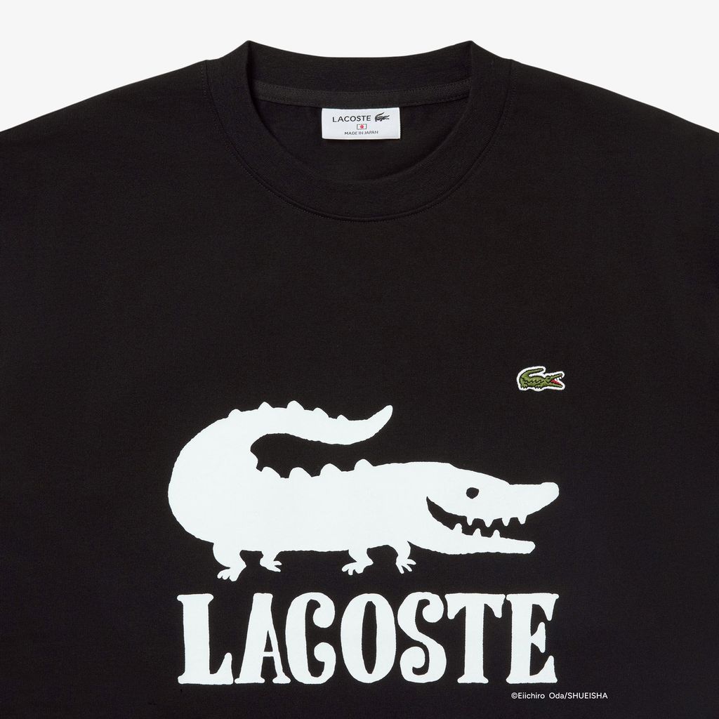 Áo Thun Lacoste Nam Lacoste x ONE PIECE Họa Tiết Logo Cá Sấu In