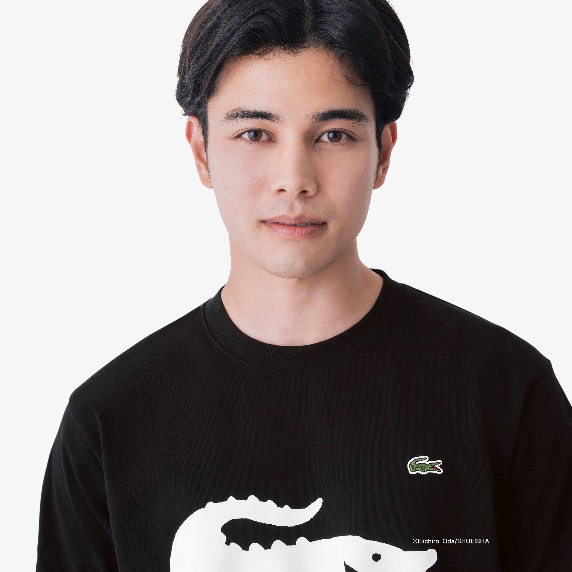 Áo Thun Lacoste Nam Lacoste x ONE PIECE Họa Tiết Logo Cá Sấu In
