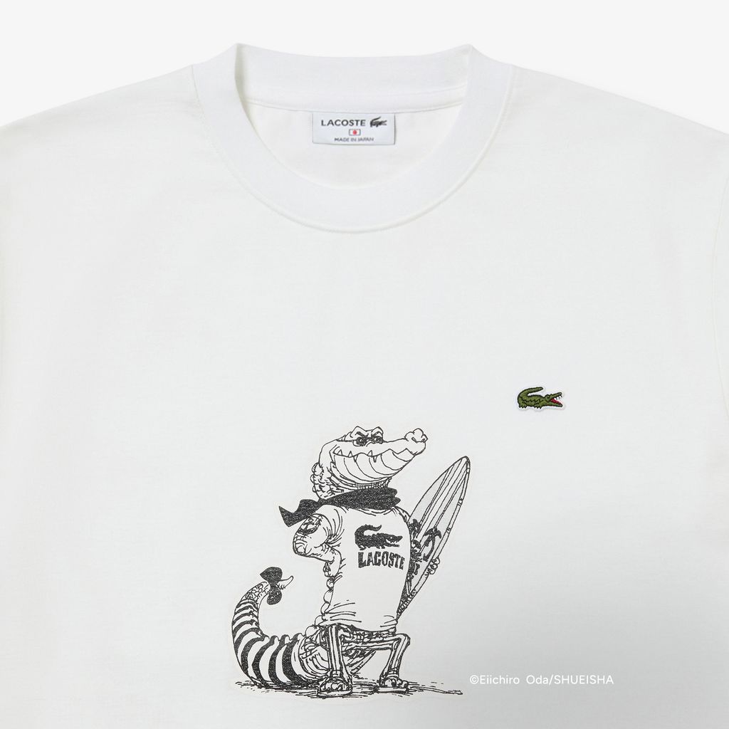 Áo Thun Lacoste Nam Lacoste x ONE PIECE Họa Tiết In
