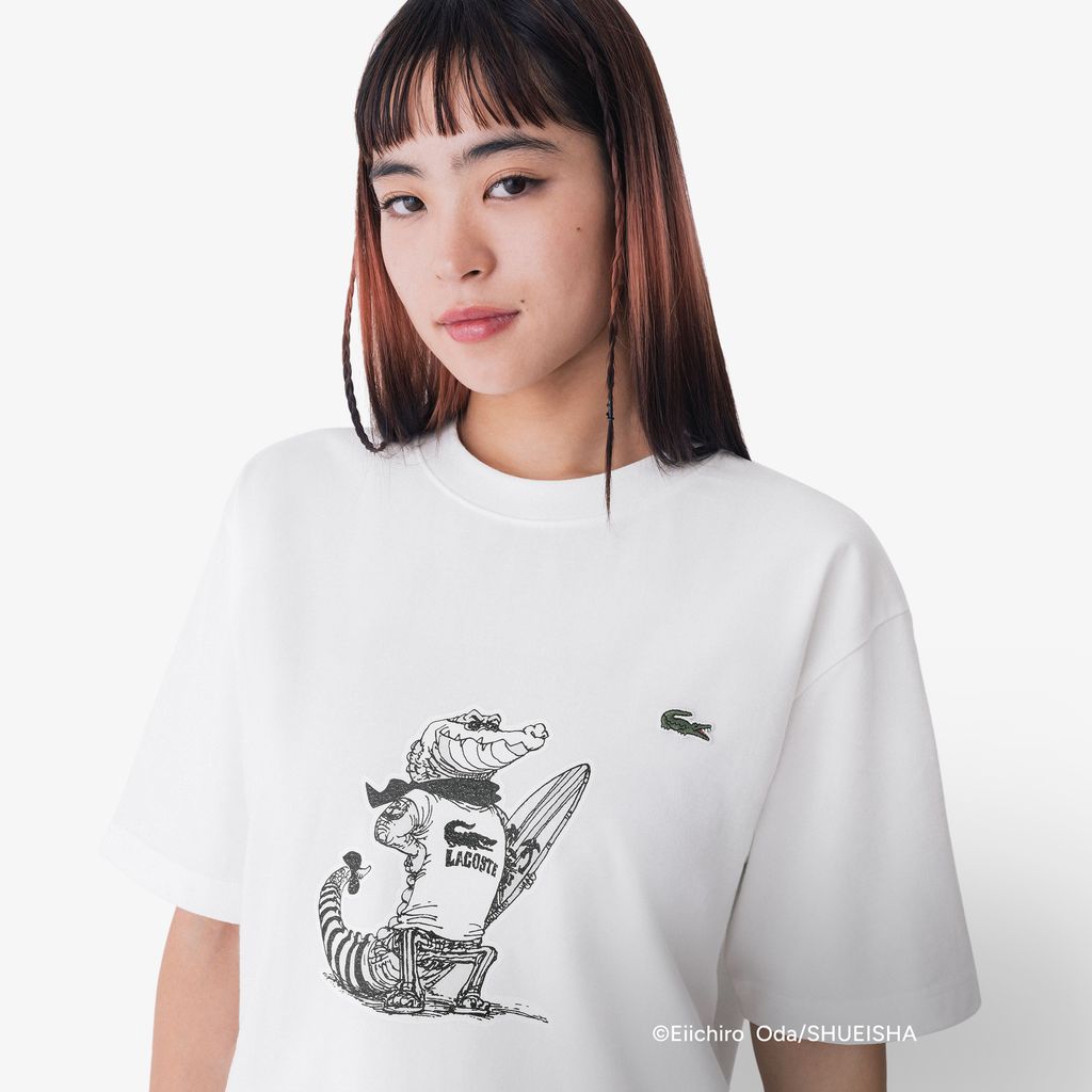 Áo Thun Lacoste Nam Lacoste x ONE PIECE Họa Tiết In