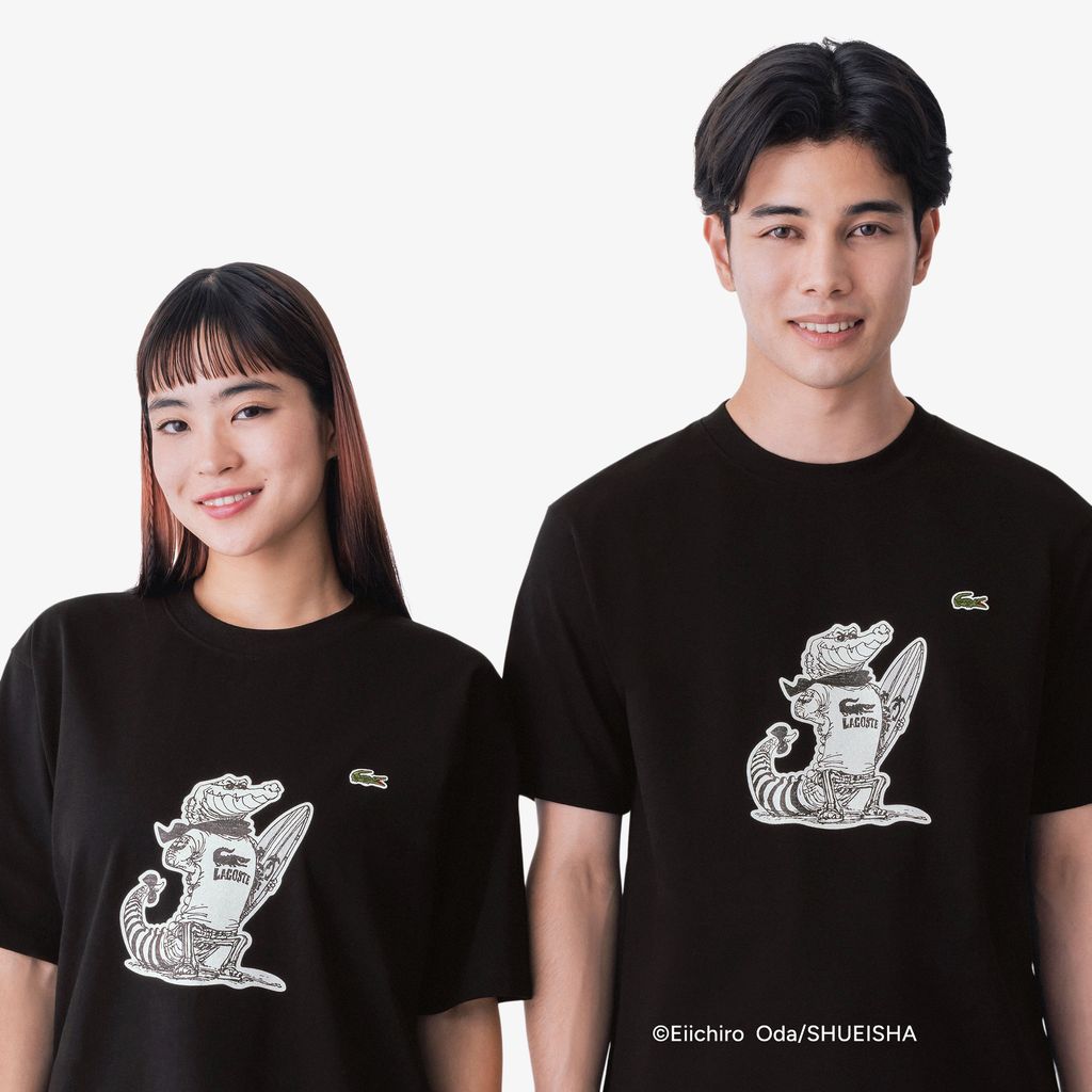 Áo Thun Lacoste Nam Lacoste x ONE PIECE Họa Tiết In