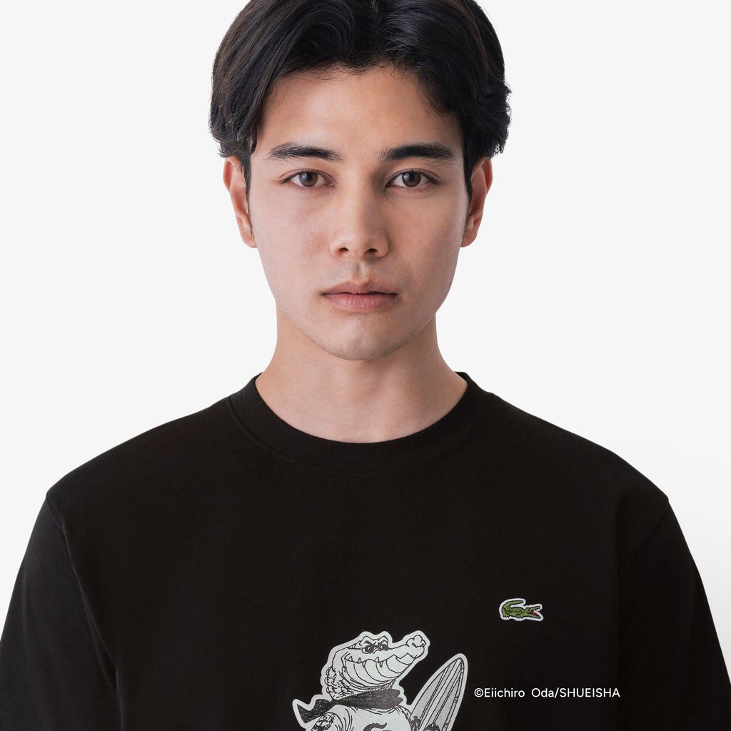Áo Thun Lacoste Nam Lacoste x ONE PIECE Họa Tiết In