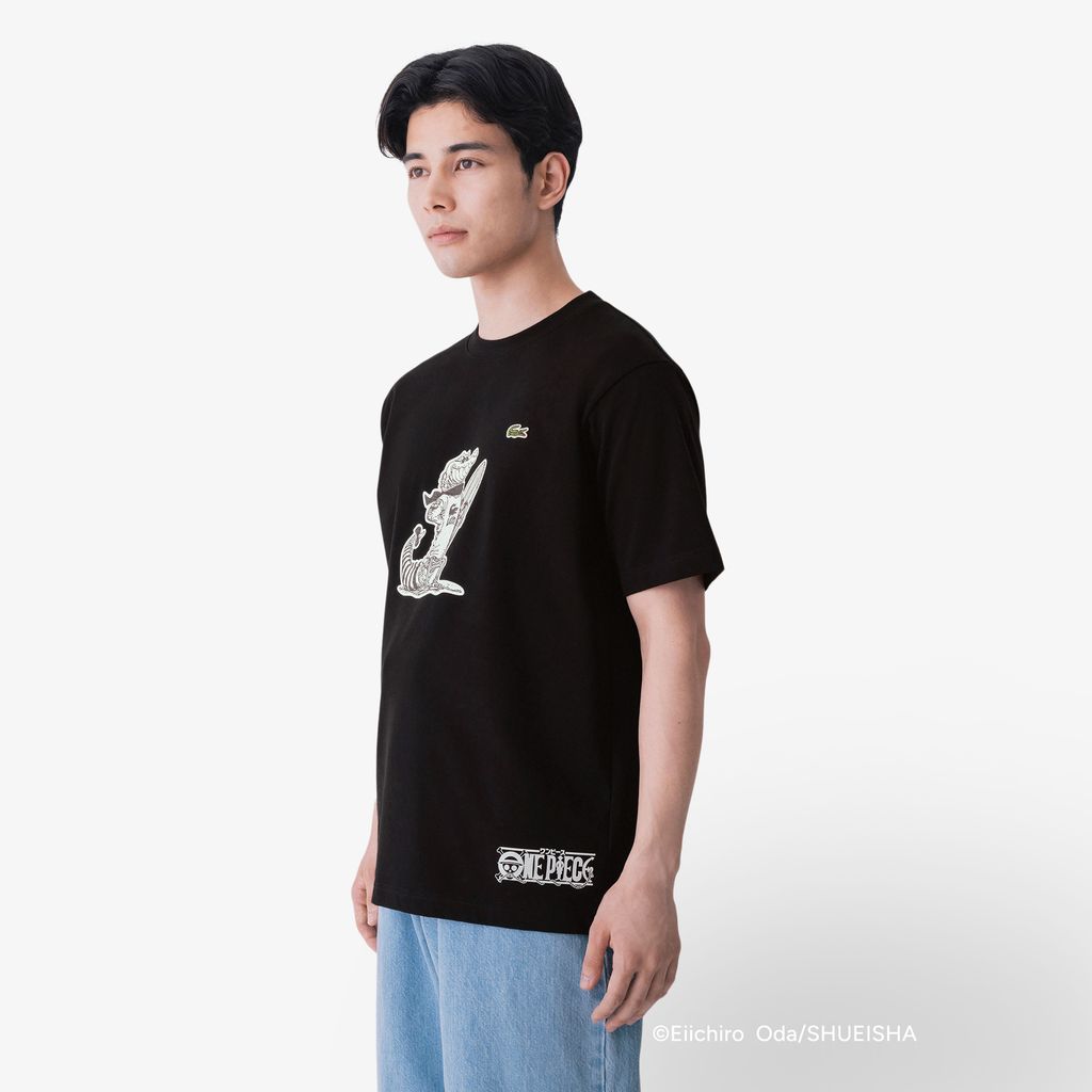 Áo Thun Lacoste Nam Lacoste x ONE PIECE Họa Tiết In