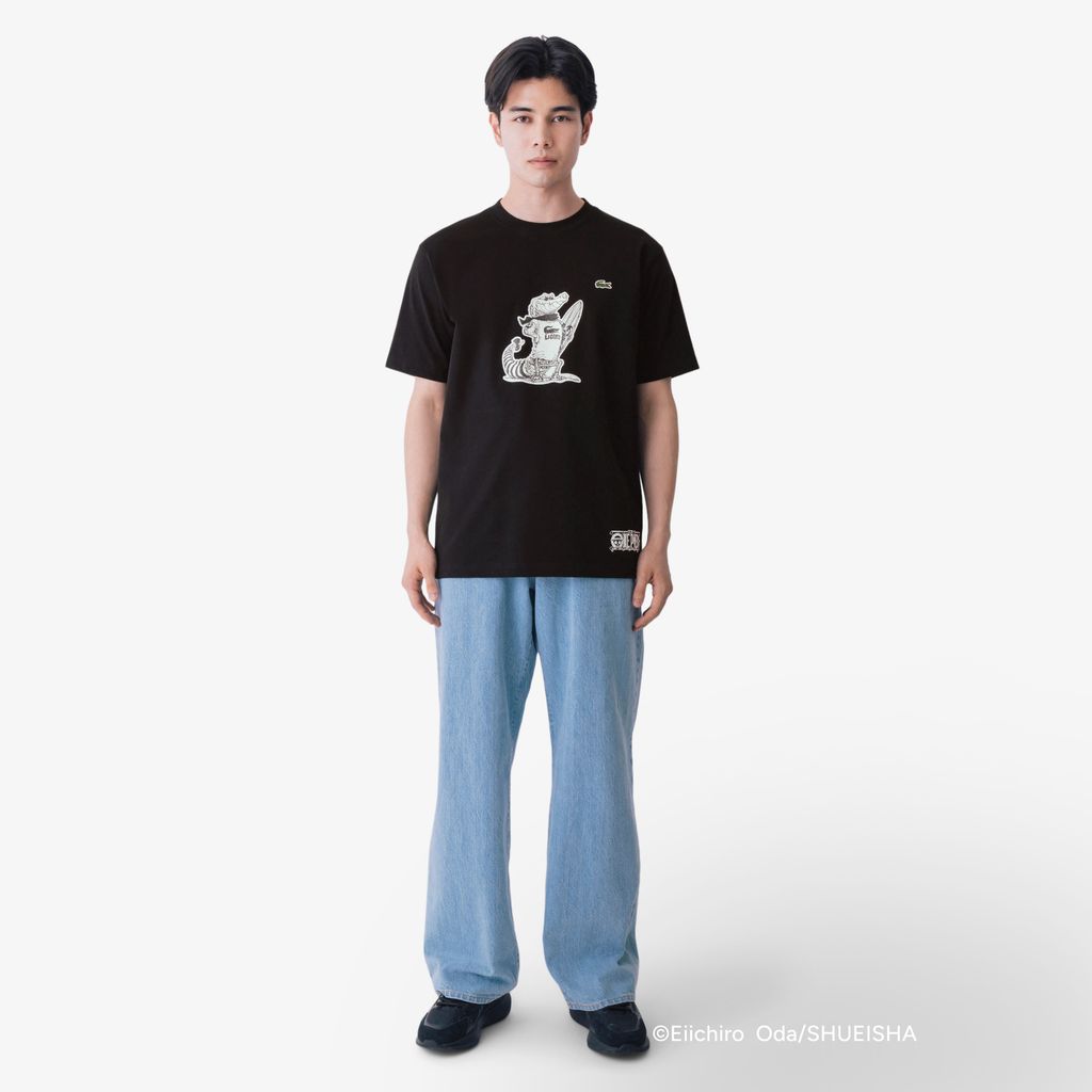 Áo Thun Lacoste Nam Lacoste x ONE PIECE Họa Tiết In