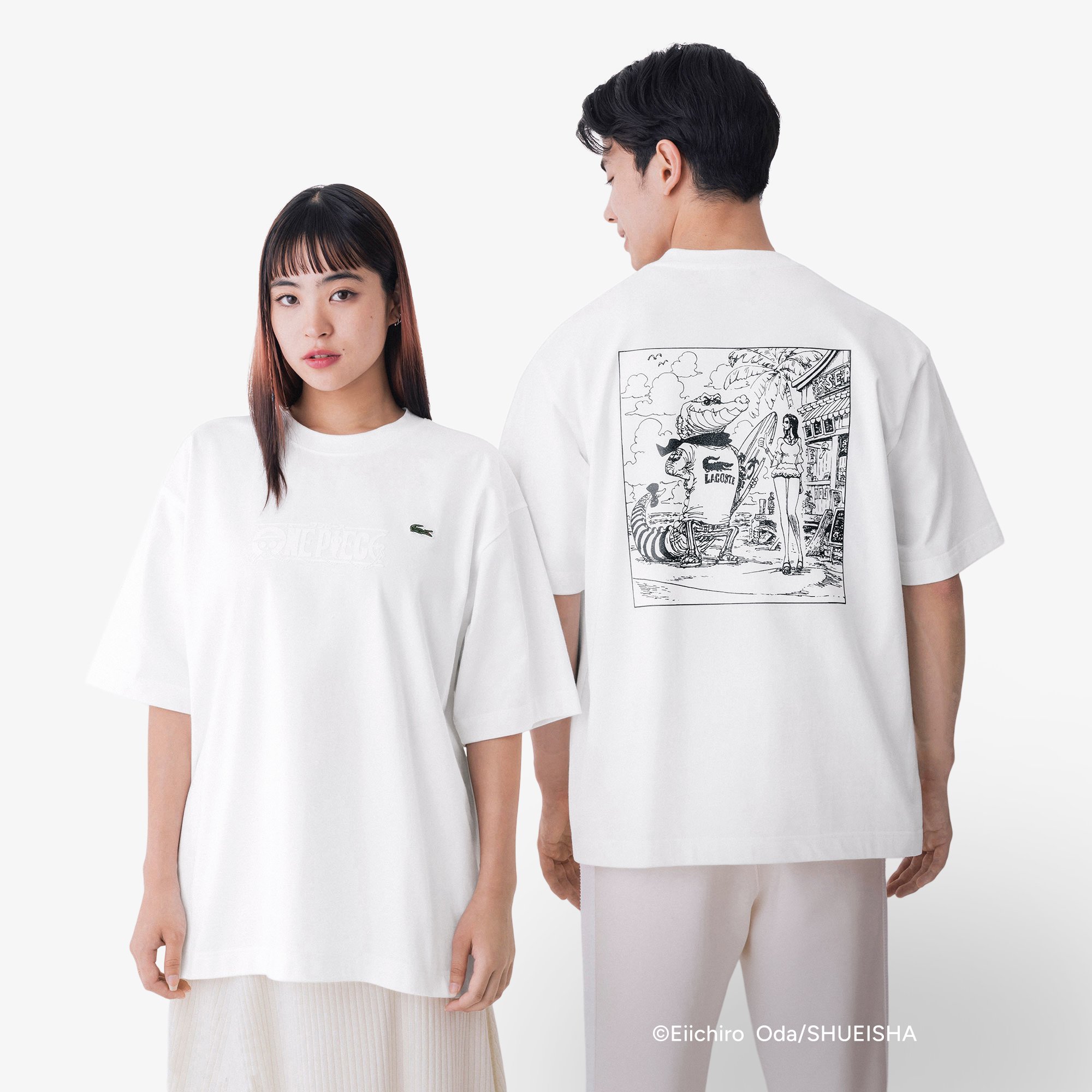 Áo Thun Lacoste Nam Lacoste x ONE PIECE Dáng Rộng