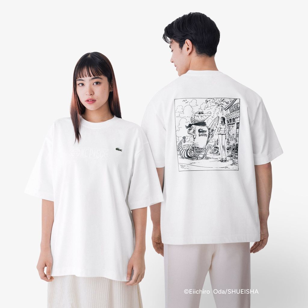 Áo Thun Lacoste Nam Lacoste x ONE PIECE Dáng Rộng