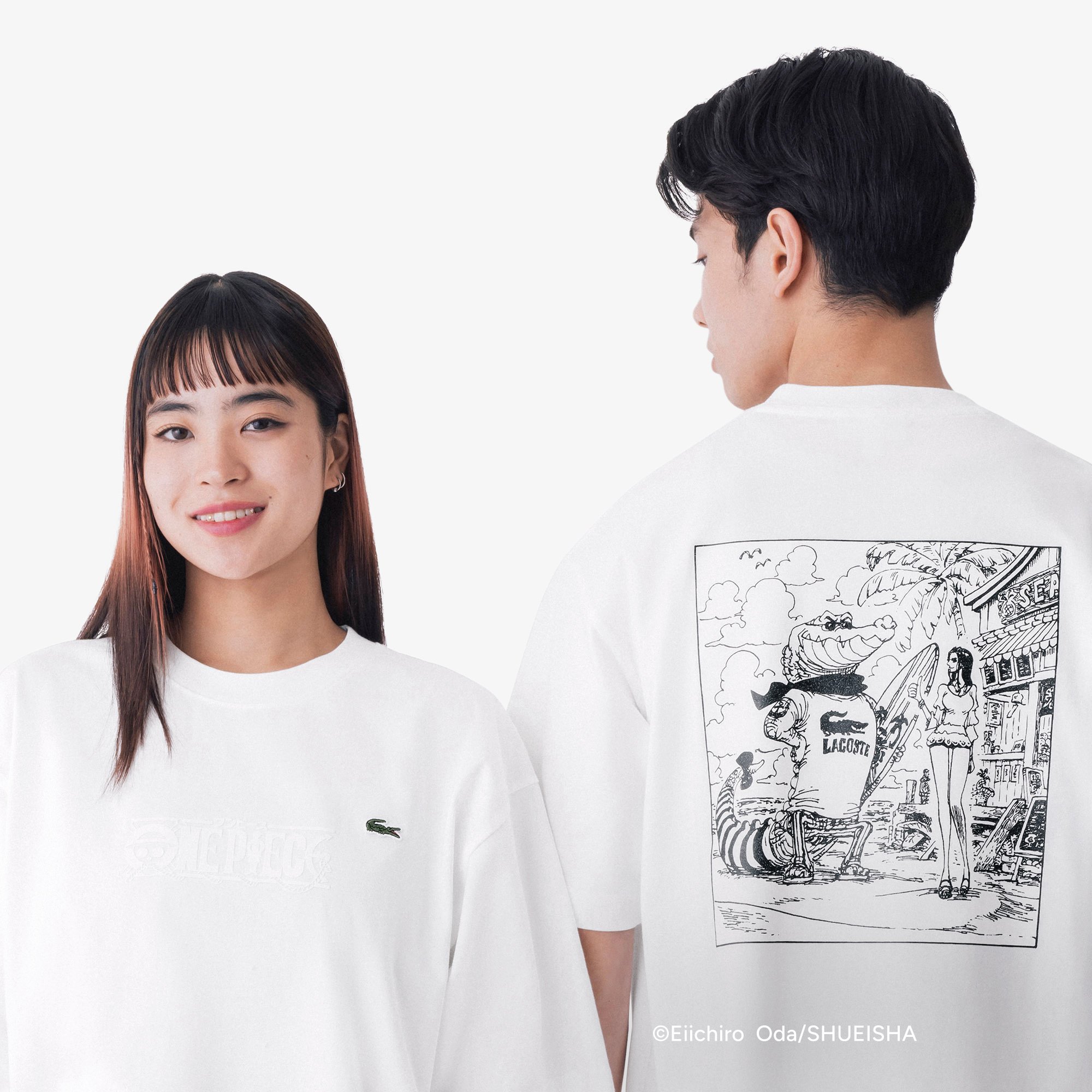 Áo Thun Lacoste Nam Lacoste x ONE PIECE Dáng Rộng
