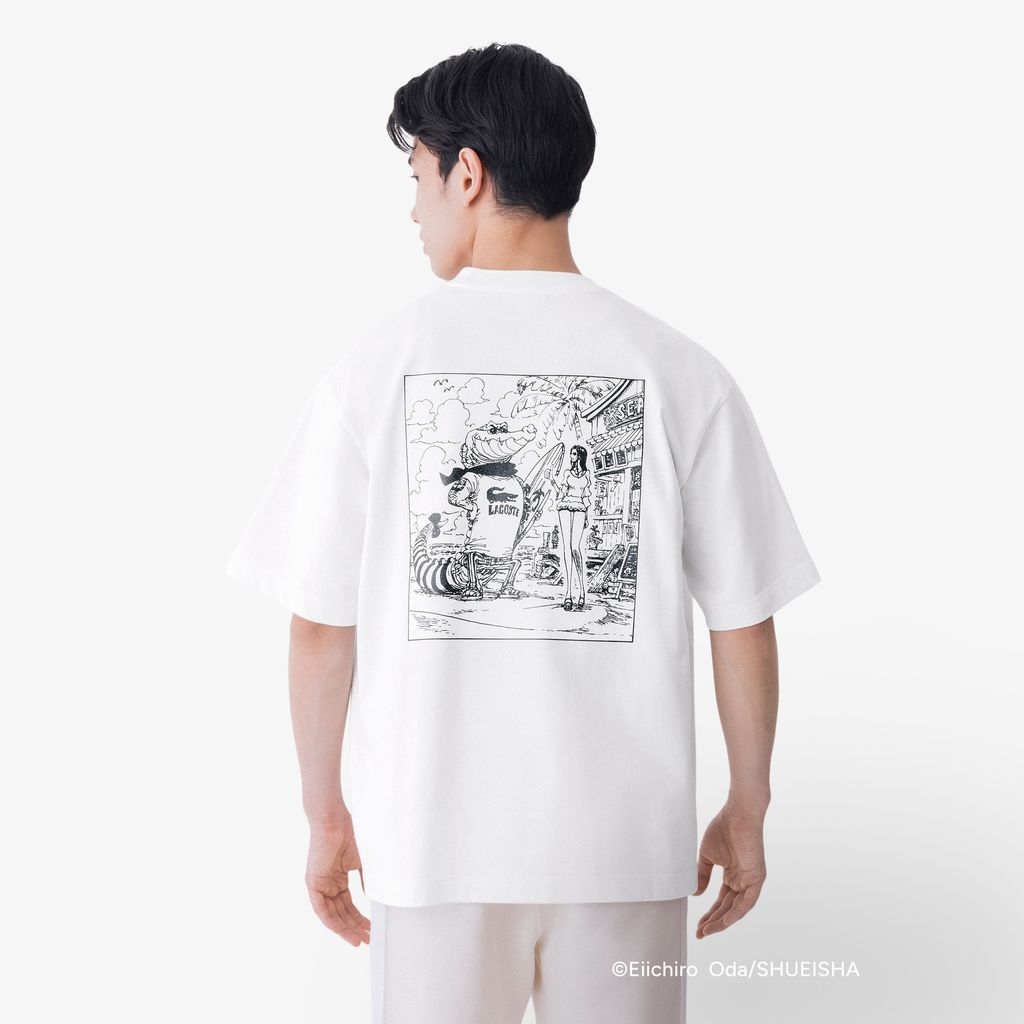 Áo Thun Lacoste Nam Lacoste x ONE PIECE Dáng Rộng