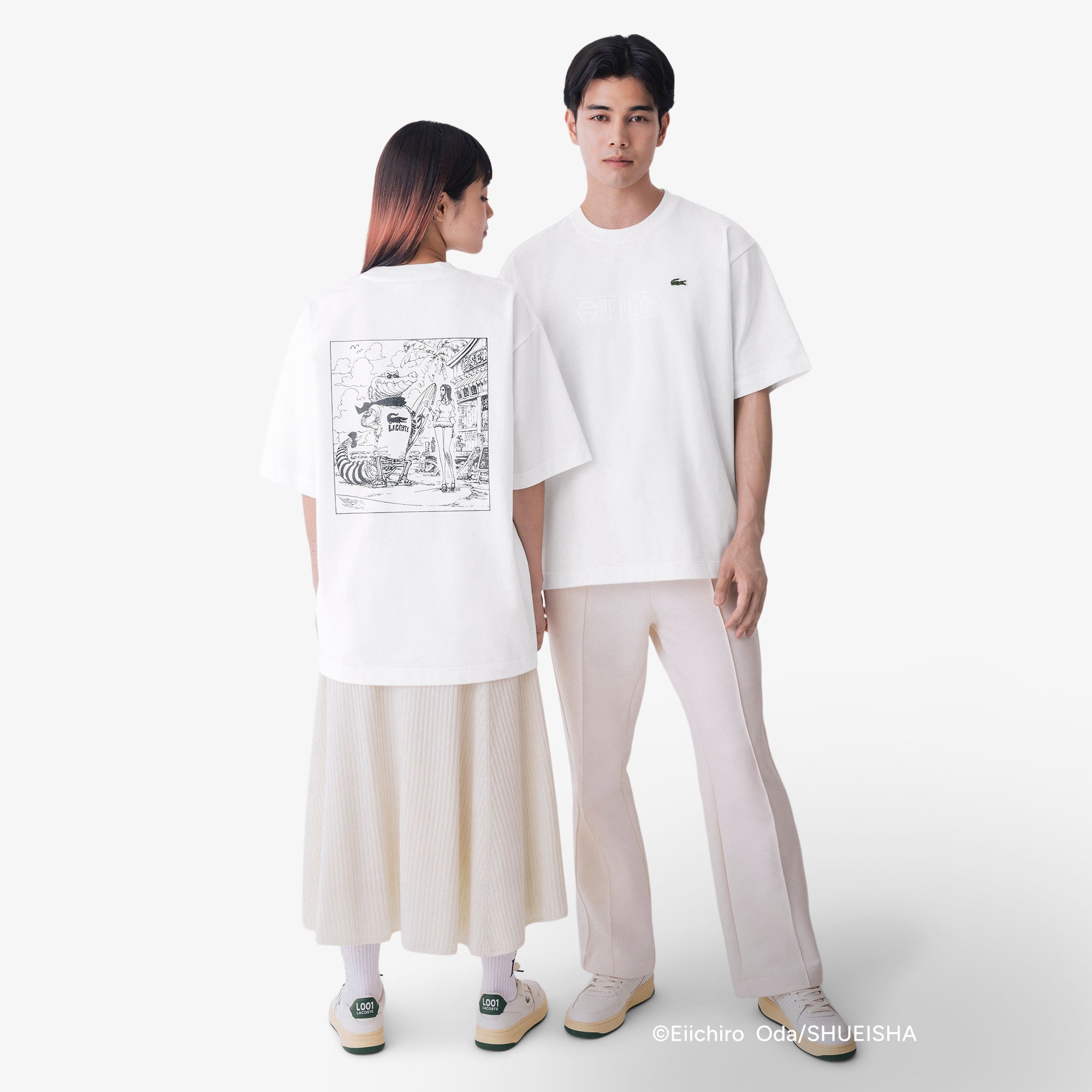 Áo Thun Lacoste Nam Lacoste x ONE PIECE Dáng Rộng
