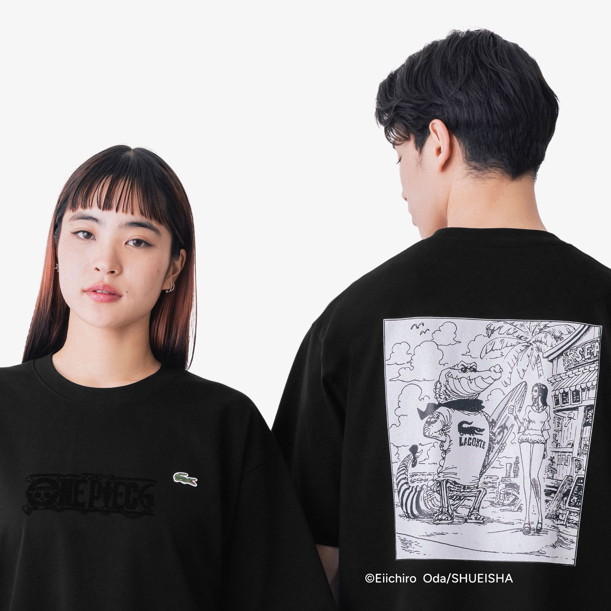 Áo Thun Lacoste Nam Lacoste x ONE PIECE Dáng Rộng