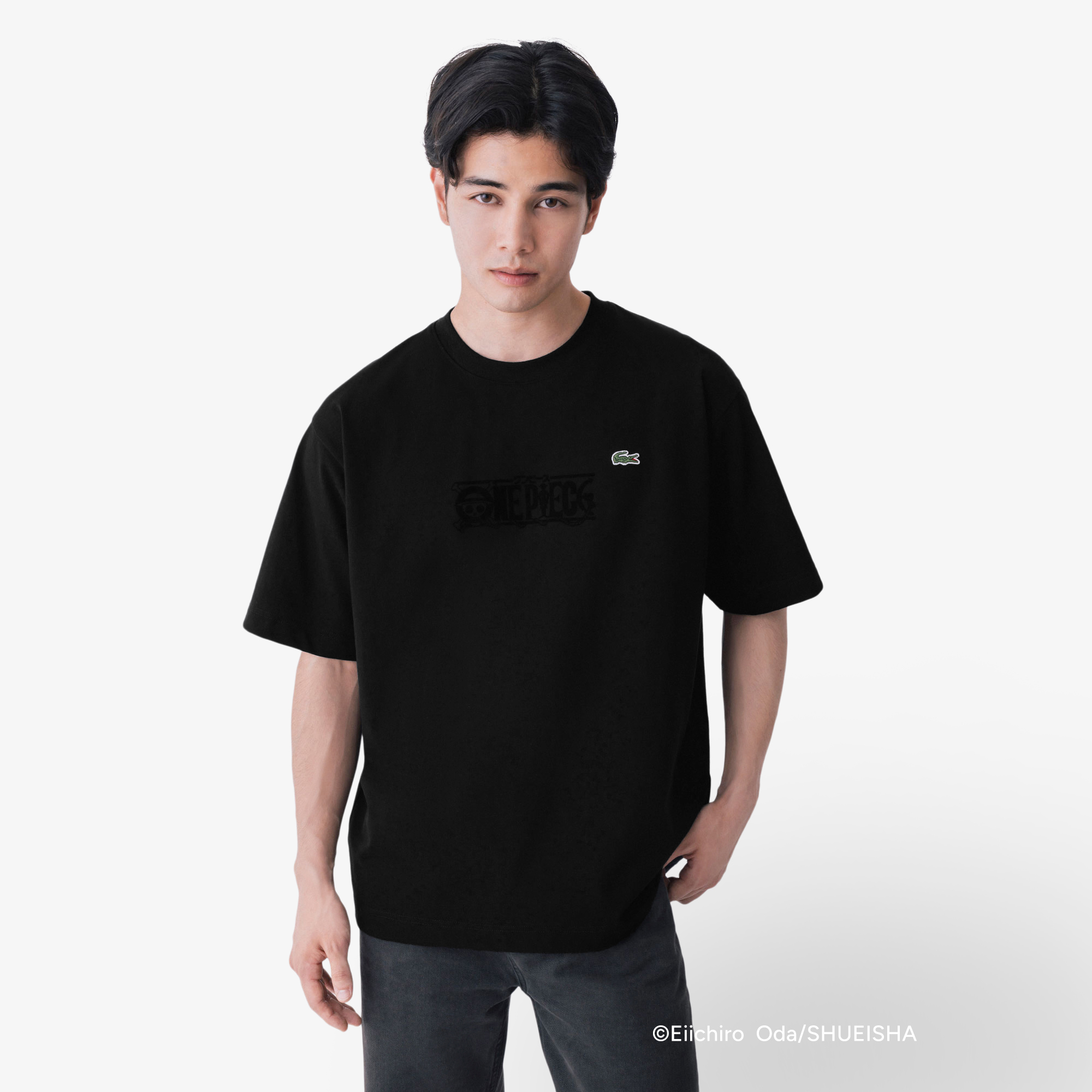 Áo Thun Lacoste Nam Lacoste x ONE PIECE Dáng Rộng