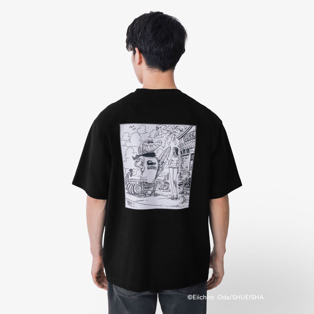 Áo Thun Lacoste Nam Lacoste x ONE PIECE Dáng Rộng