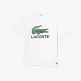 Áo Thun Lacoste Nam Chất Liệu Cotton Họa Tiết Signature Print