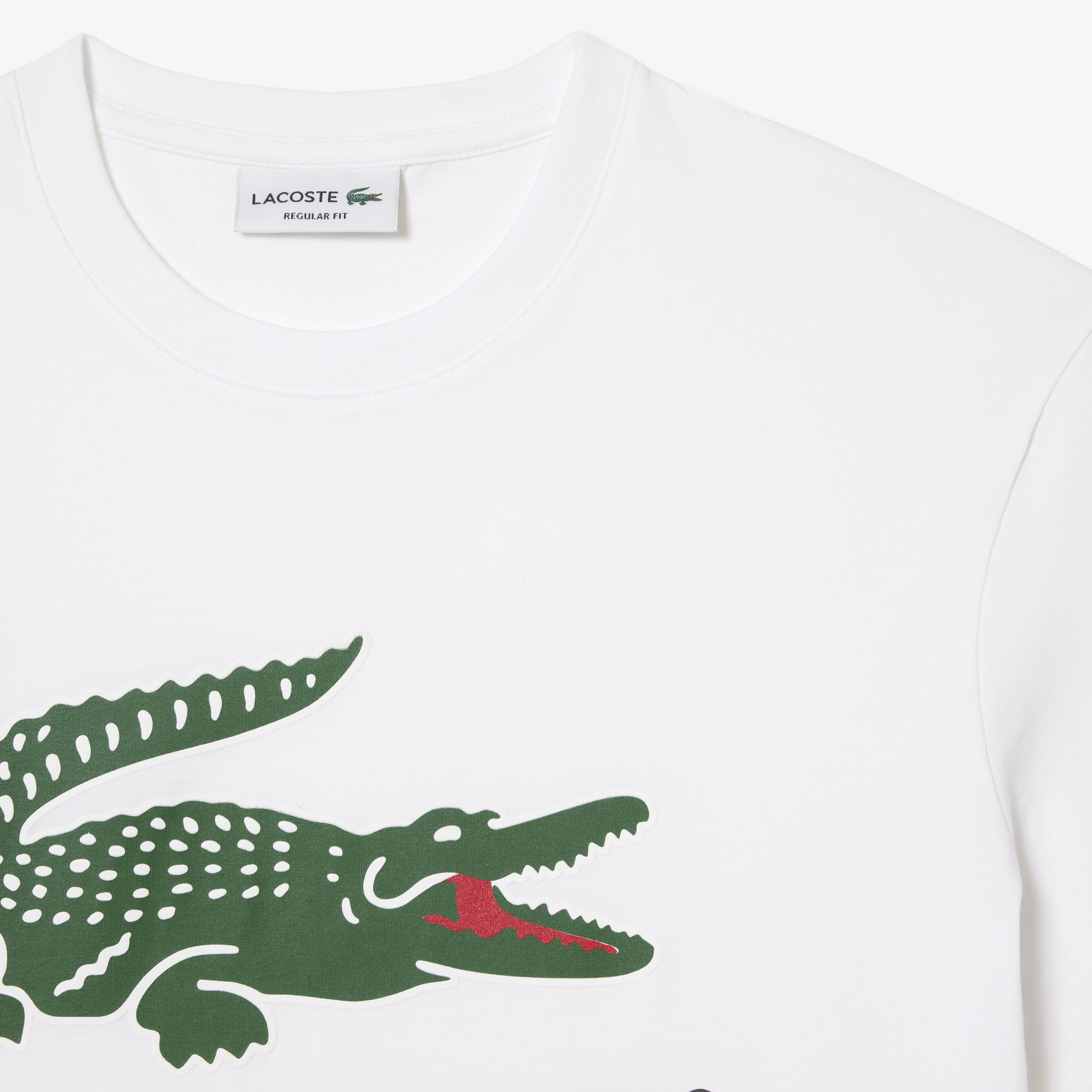 Áo Thun Lacoste Nam Chất Liệu Cotton Họa Tiết Signature Print