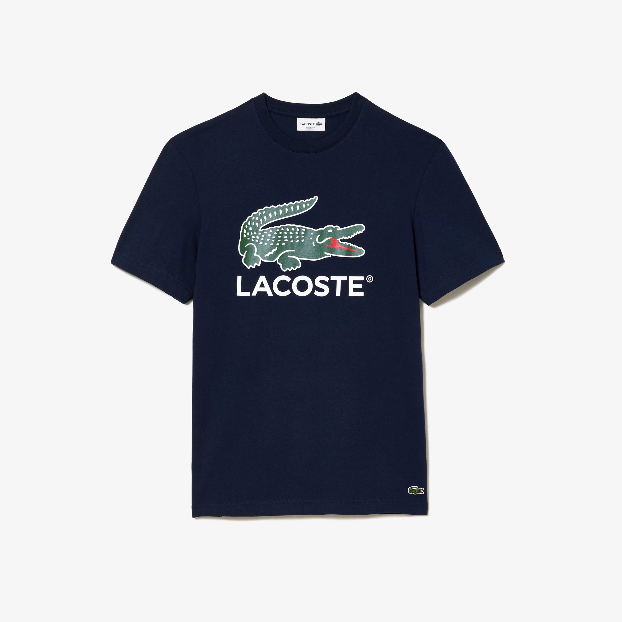 Áo Thun Lacoste Nam Chất Liệu Cotton Họa Tiết Signature Print