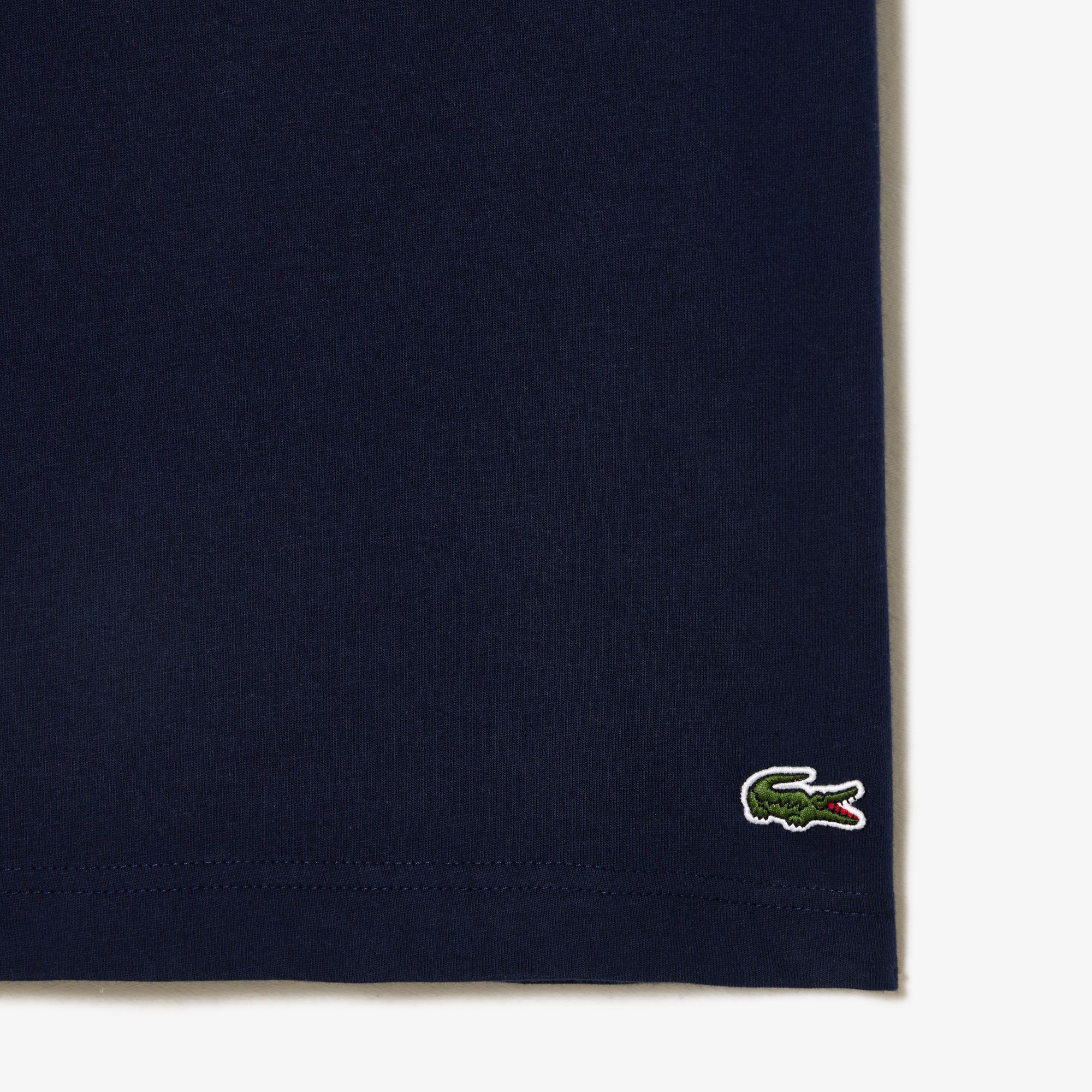 Áo Thun Lacoste Nam Chất Liệu Cotton Họa Tiết Signature Print