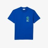 Áo Thun Lacoste Nam Chất Liệu Cotton Họa Tiết In 3D