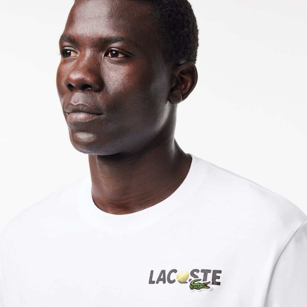 Áo Thun Lacoste Nam In Mặt Sau Chất Liệu Cotton Dày