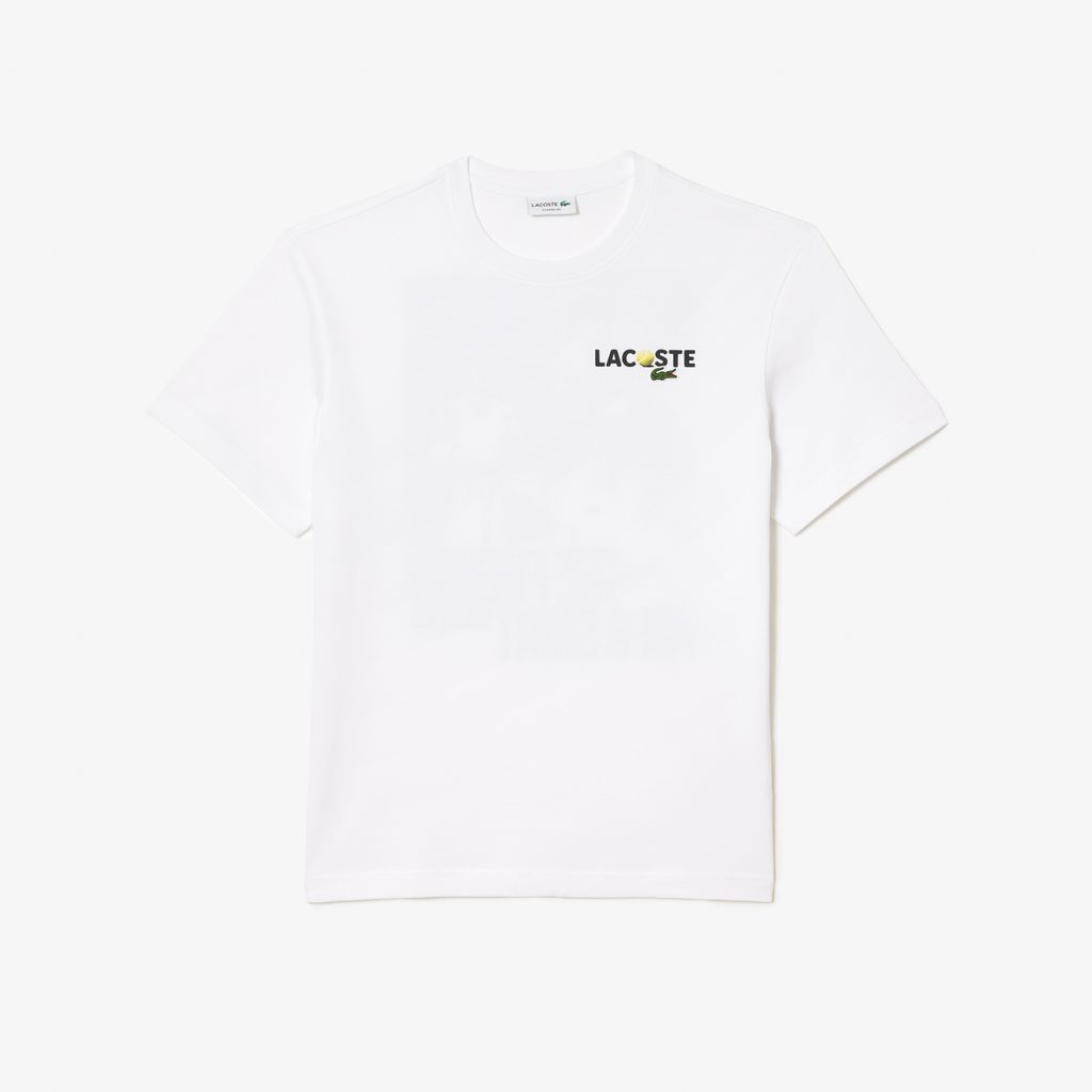 Áo Thun Lacoste Nam In Mặt Sau Chất Liệu Cotton Dày