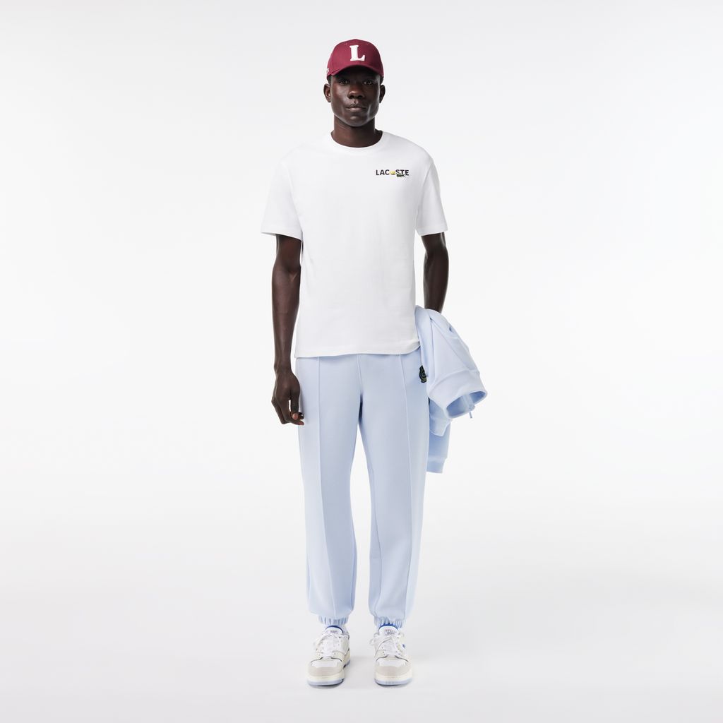 Áo Thun Lacoste Nam In Mặt Sau Chất Liệu Cotton Jersey Dày