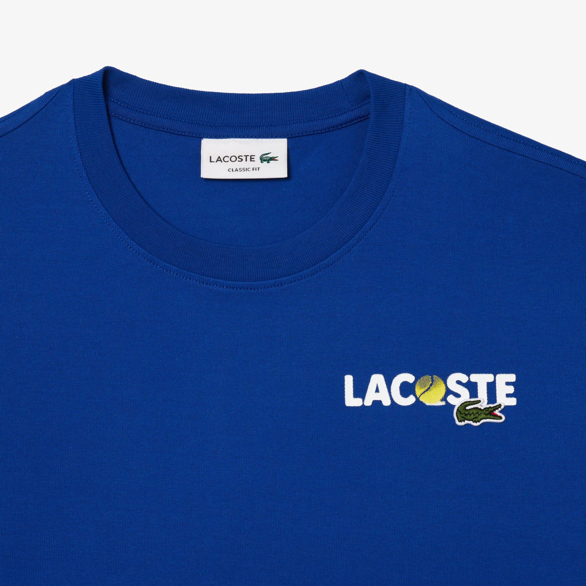 Áo Thun Lacoste Nam In Mặt Sau Chất Liệu Cotton Dày