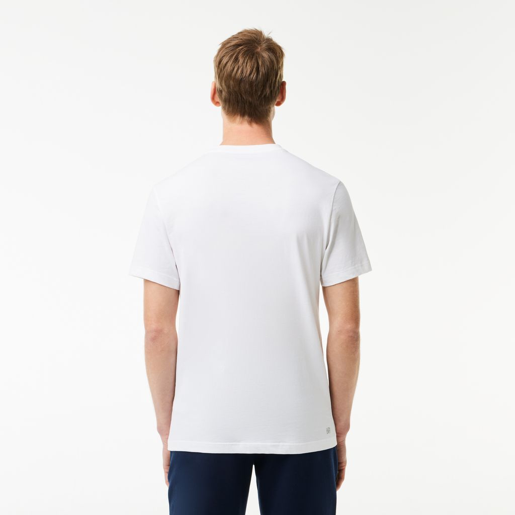 Áo Thun Thể Thao Lacoste Nam Công Nghệ Ultra-Dry Có Họa Tiết In