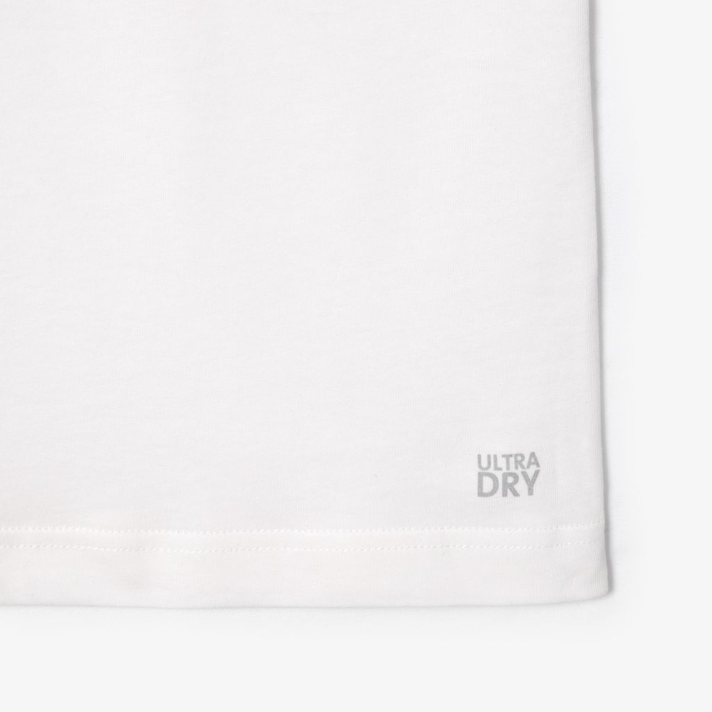 Áo Thun Thể Thao Lacoste Nam Công Nghệ Ultra-Dry Có Họa Tiết In