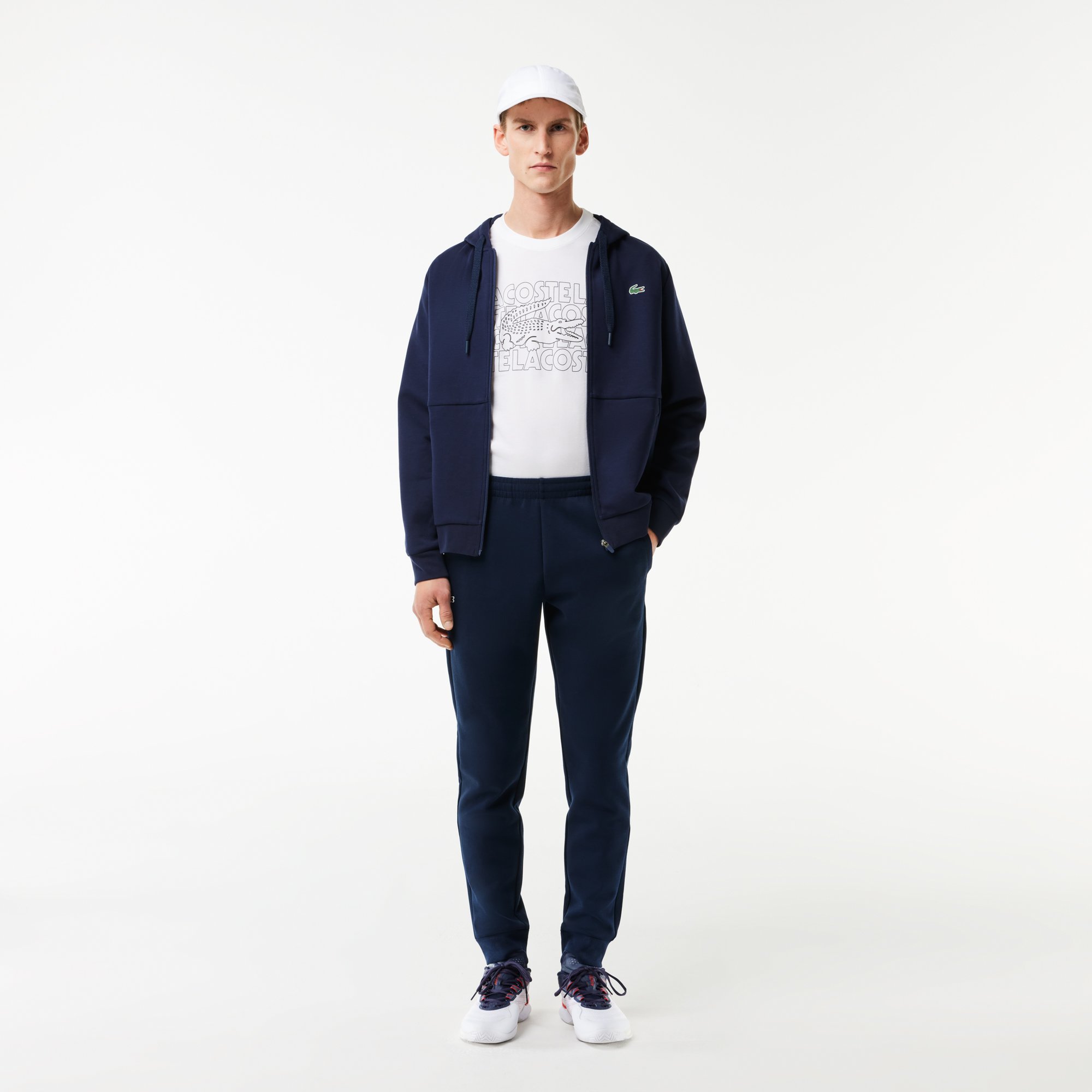Áo Thun Thể Thao Lacoste Nam Công Nghệ Ultra-Dry Có Họa Tiết In
