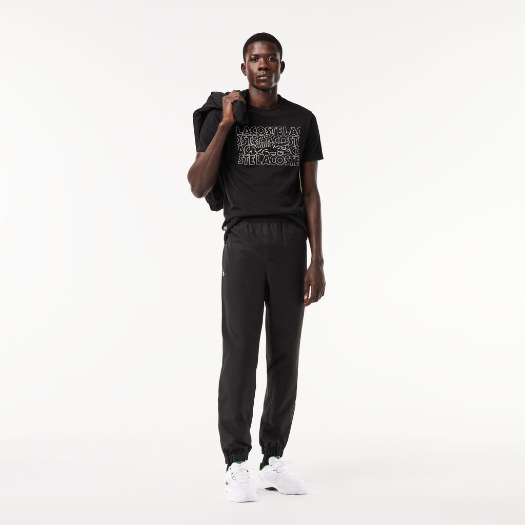 Áo Thun Thể Thao Lacoste Nam Công Nghệ Ultra-Dry Có Họa Tiết In