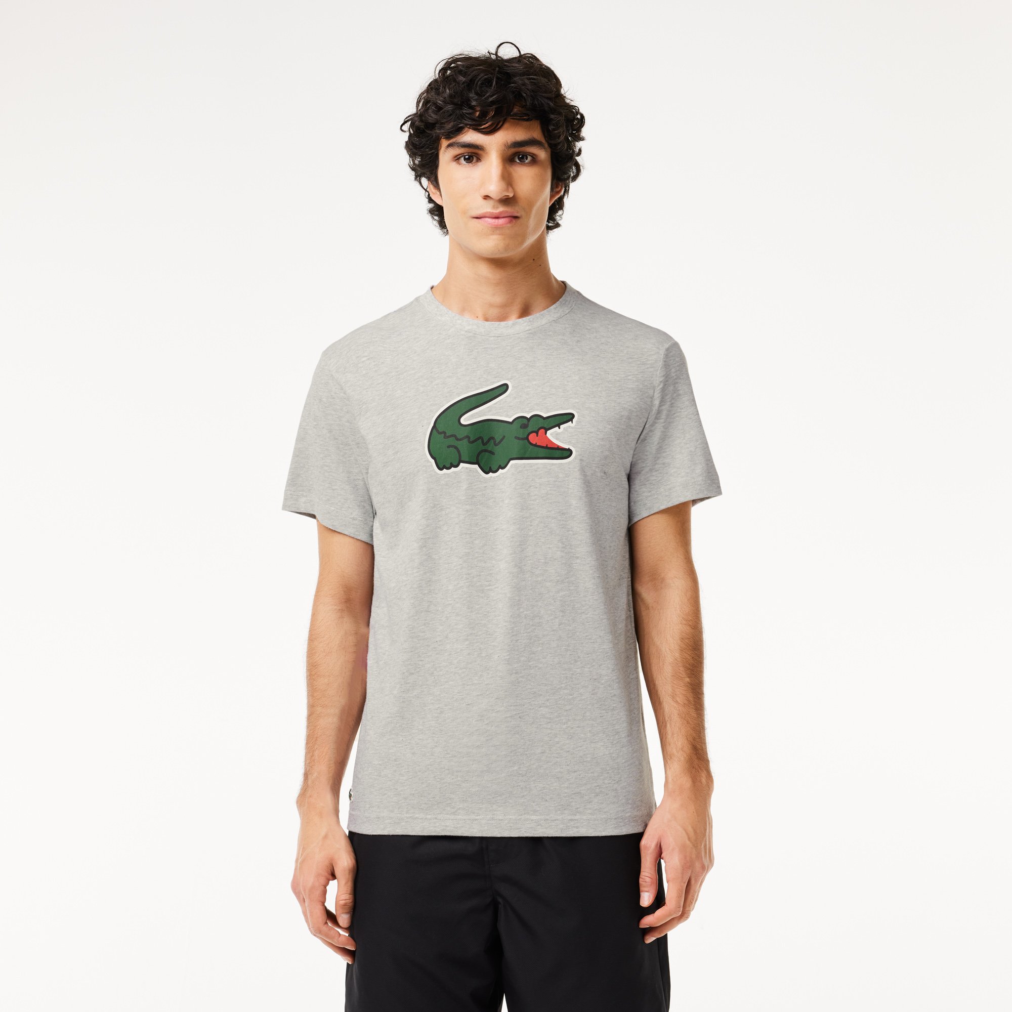 Áo Thun Thể Thao Lacoste Nam Cỡ XXL Có Logo Công Nghệ Ultra Dry