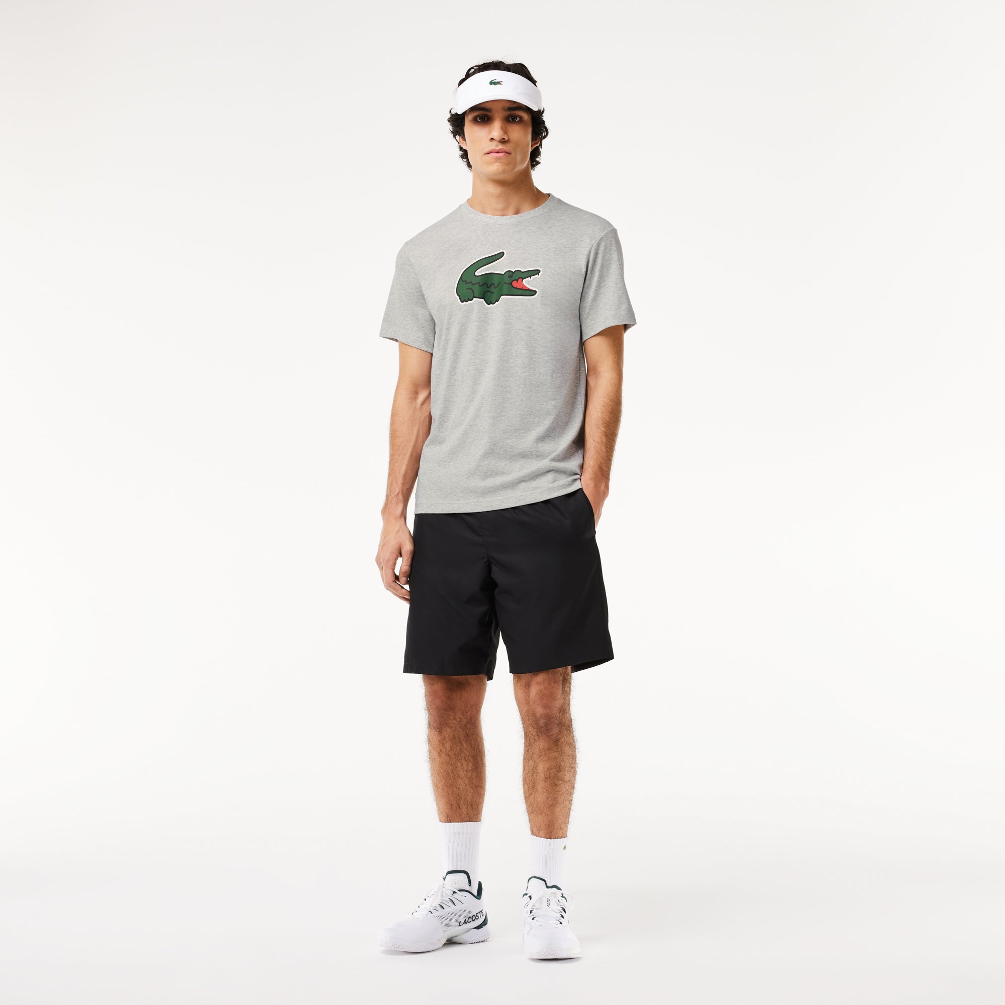 Áo Thun Thể Thao Lacoste Nam Cỡ XXL Có Logo Công Nghệ Ultra Dry