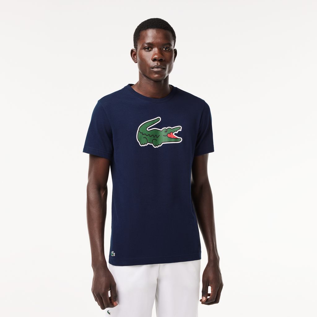 Áo Thun Thể Thao Lacoste Nam Cỡ XXL Có Logo Công Nghệ Ultra Dry
