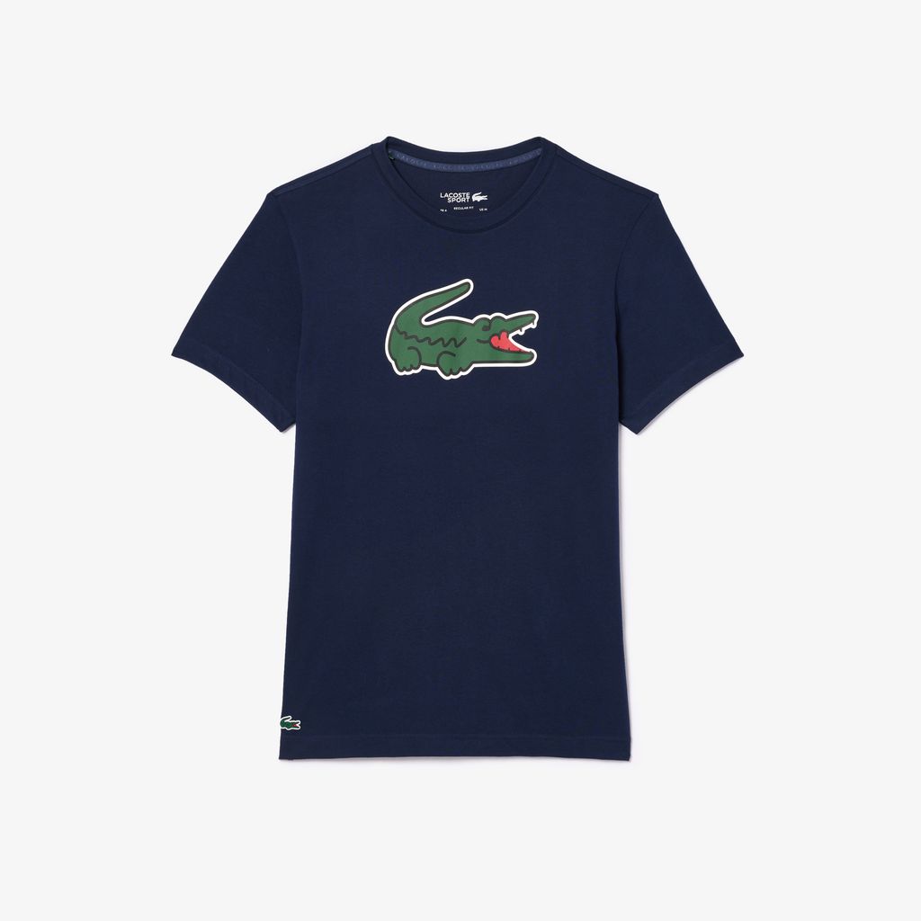 Áo Thun Thể Thao Lacoste Nam Cỡ XXL Có Logo Công Nghệ Ultra Dry