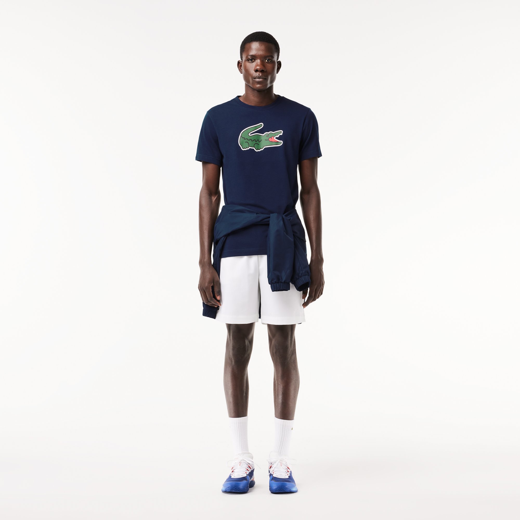 Áo Thun Thể Thao Lacoste Nam Cỡ XXL Có Logo Công Nghệ Ultra Dry