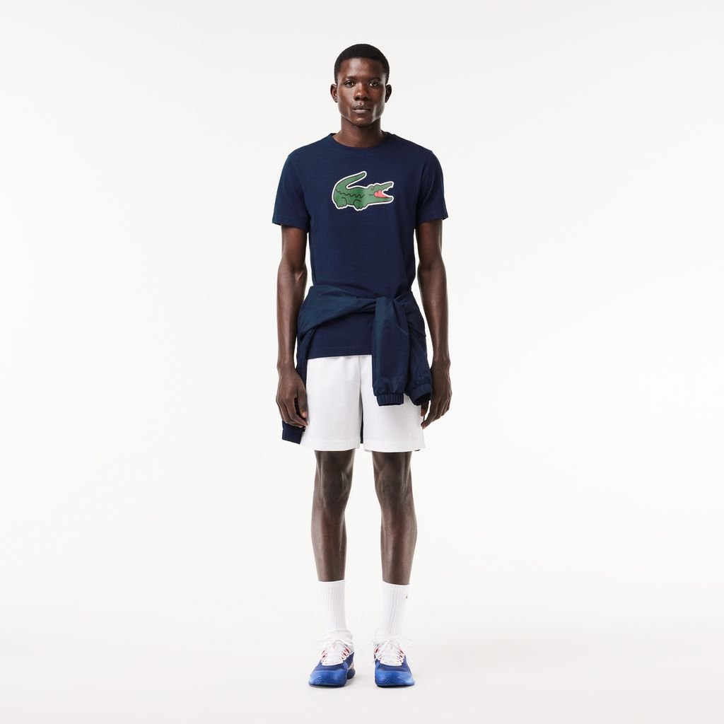 Áo Thun Thể Thao Lacoste Nam Cỡ XXL Có Logo Công Nghệ Ultra Dry