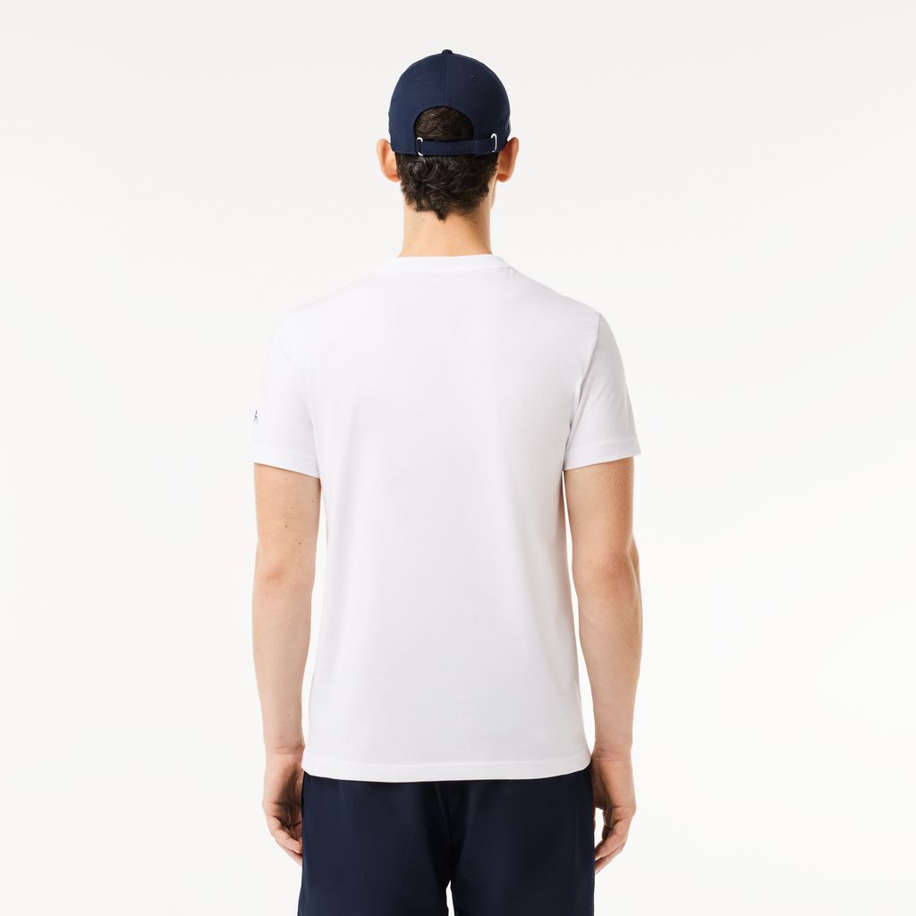 Set Áo Thun Và Mũ Tennis Lacoste Nam x Novak Djokovic