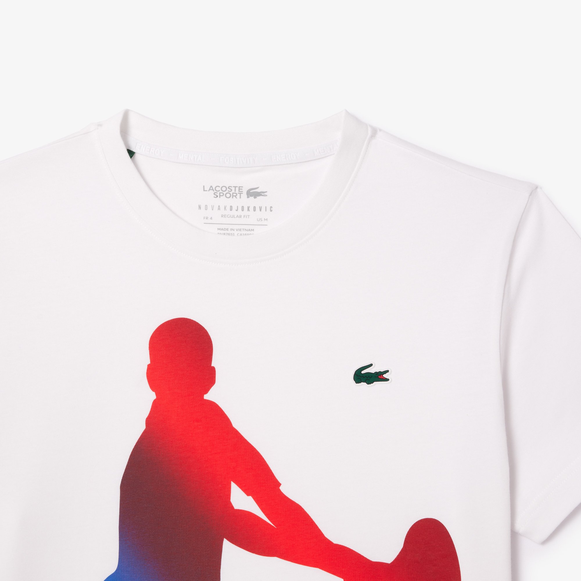 Set Áo Thun Và Mũ Tennis Lacoste Nam x Novak Djokovic