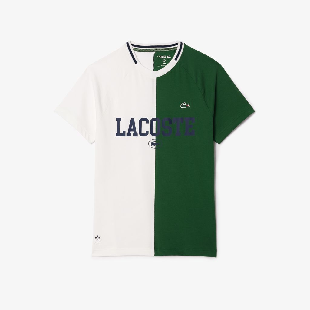Áo Thun Tennis Lacoste Nam x Daniil Medvedev Công Nghệ Ultra-Dry