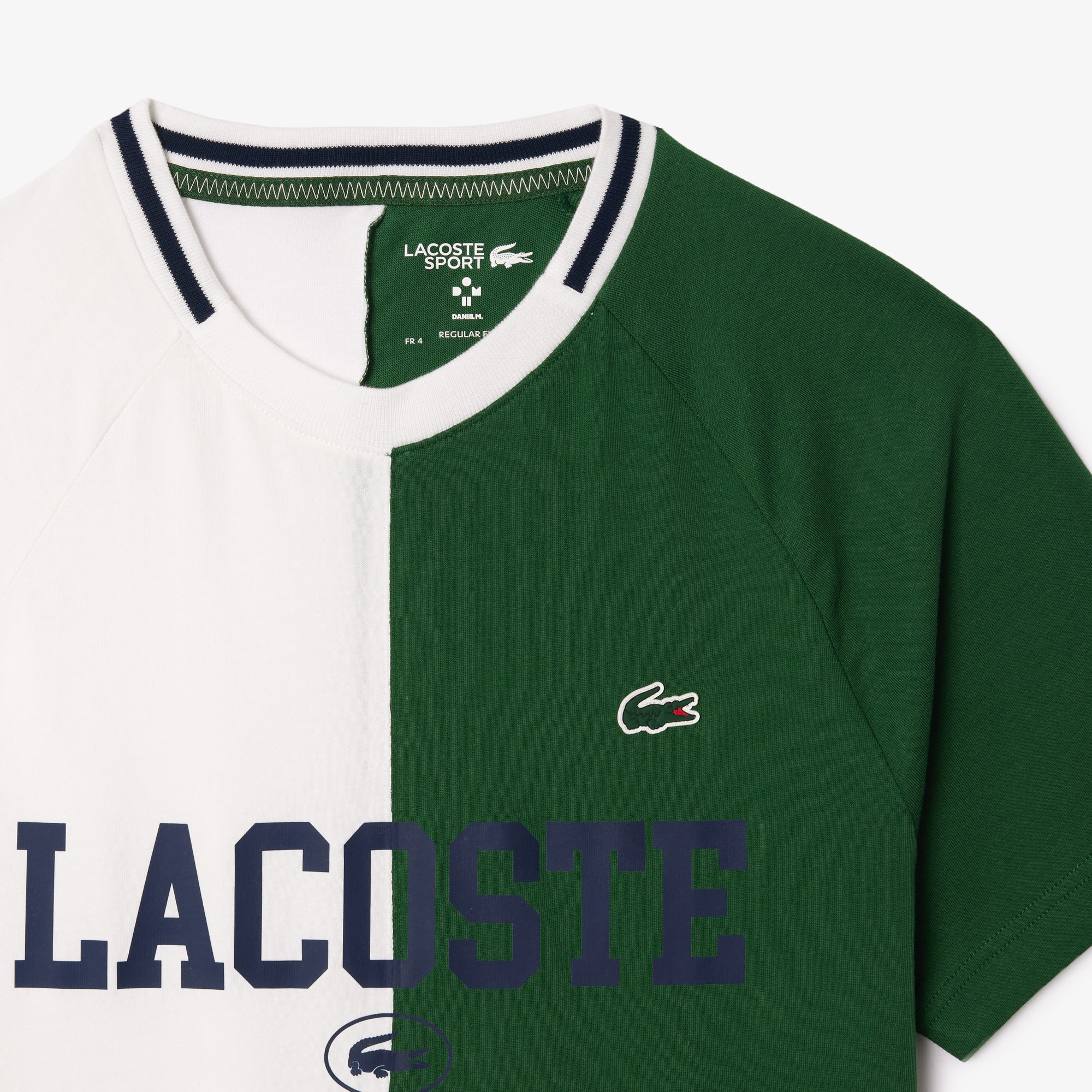 Áo Thun Tennis Lacoste Nam x Daniil Medvedev Công Nghệ Ultra-Dry