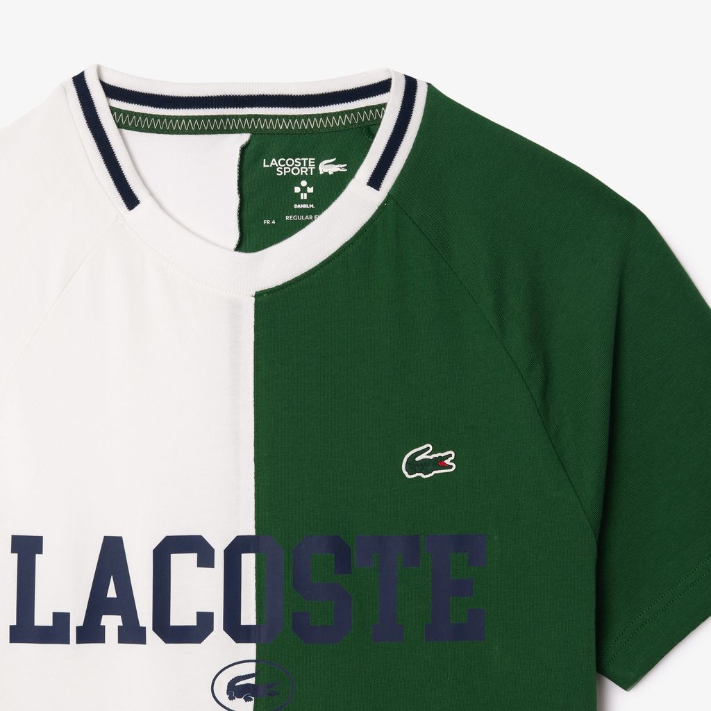 Áo Thun Tennis Lacoste Nam x Daniil Medvedev Công Nghệ Ultra-Dry
