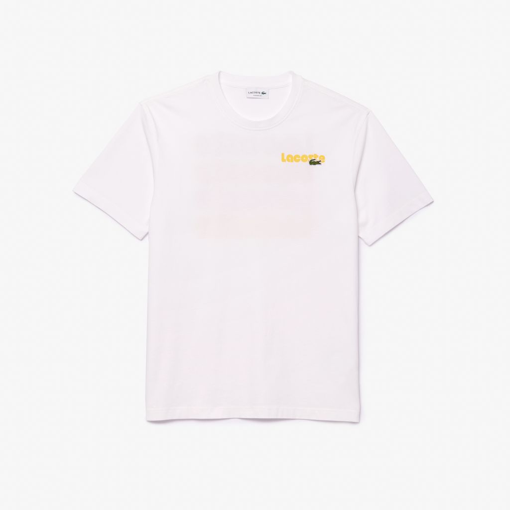 Áo Thun Lacoste Nam Hiệu Ứng Wash Họa Tiết Ombré