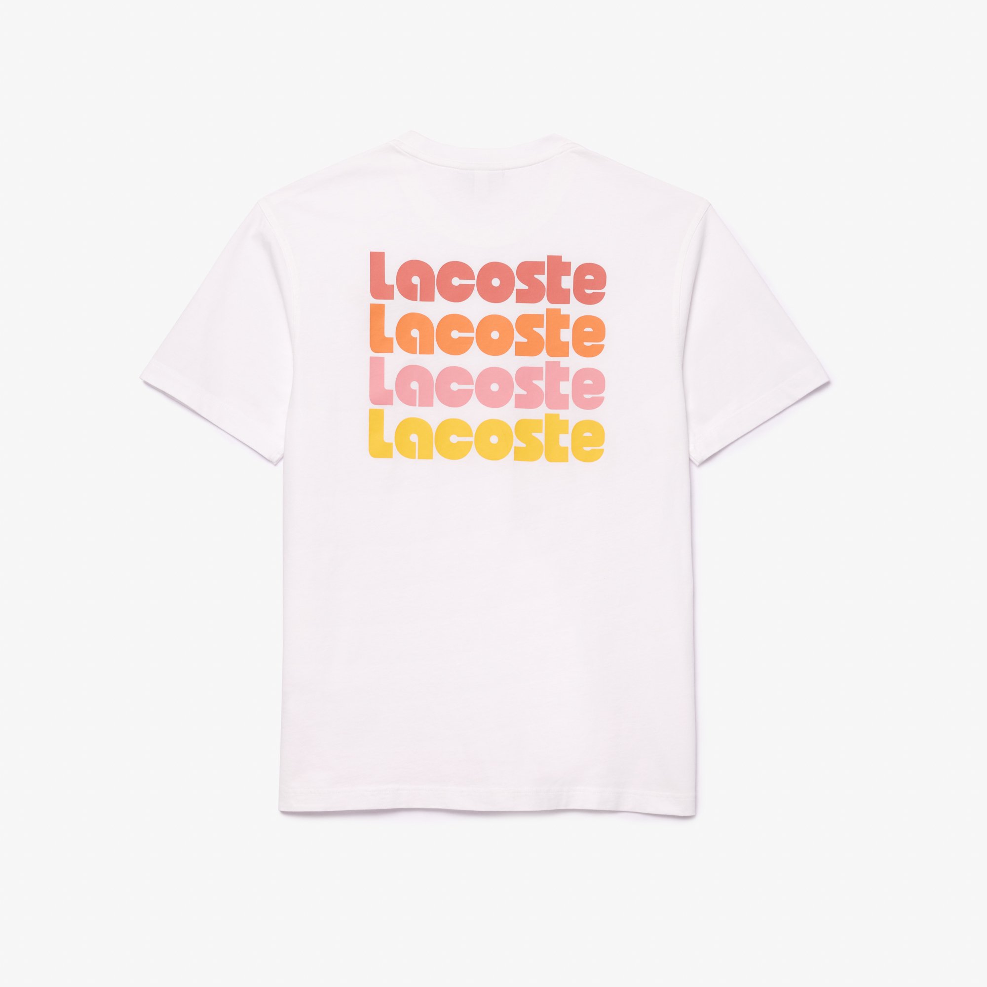 Áo Thun Lacoste Nam Hiệu Ứng Wash Họa Tiết Ombré
