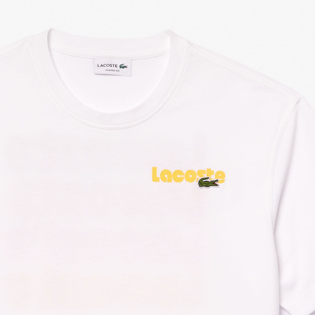 Áo Thun Lacoste Nam Hiệu Ứng Wash Họa Tiết Ombré