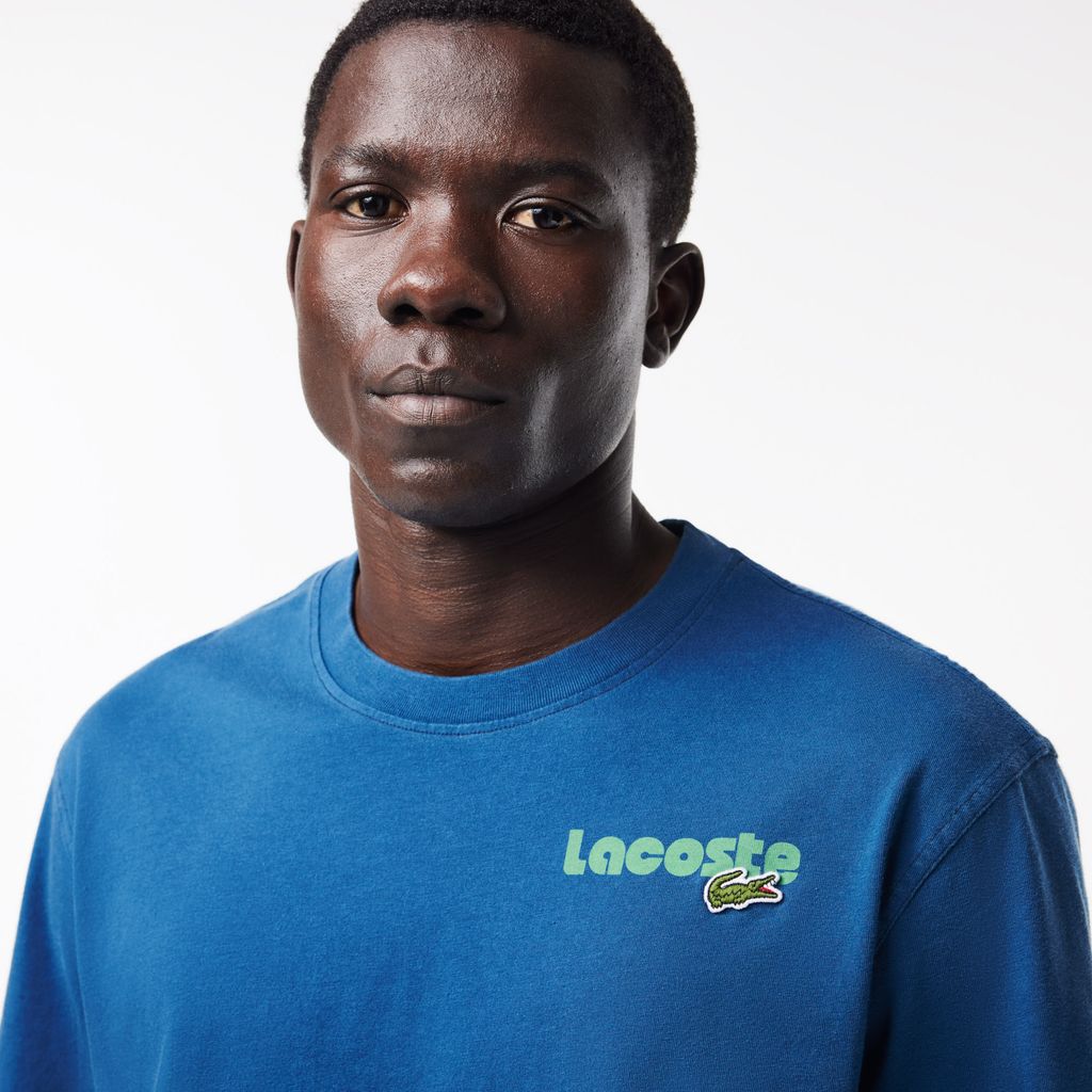 Áo Thun Lacoste Nam Hiệu Ứng Wash Họa Tiết Ombré