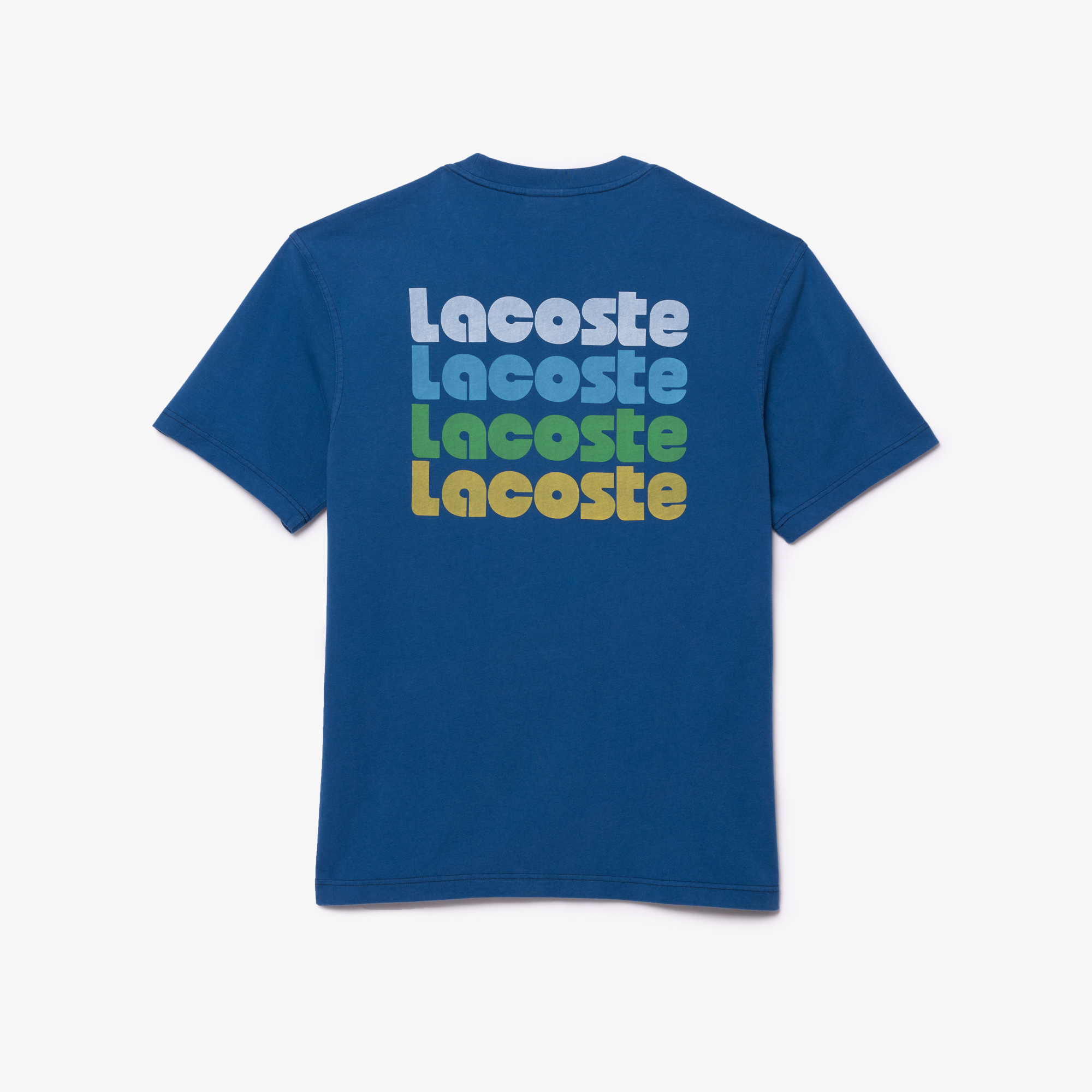 Áo Thun Lacoste Nam Hiệu Ứng Wash Họa Tiết Ombré